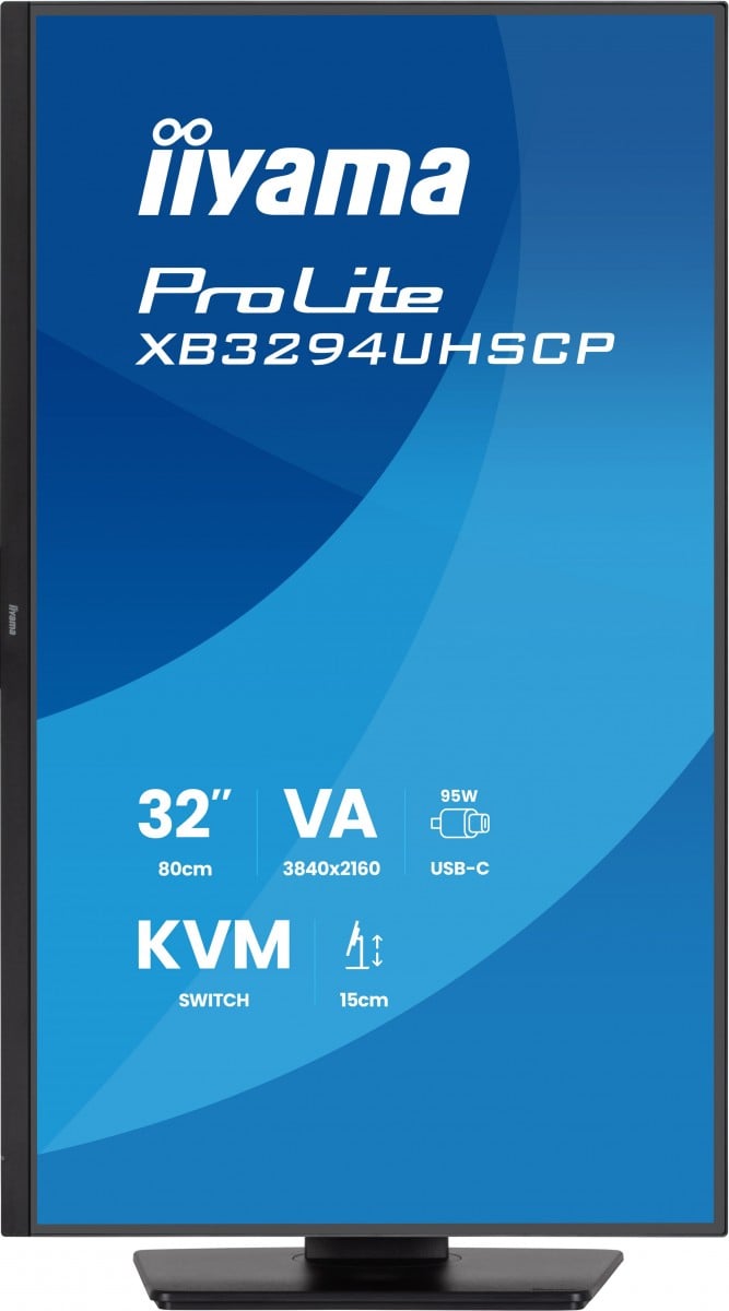 iiyama XB3294UHSCP-B1 32" VA LCD USB-C D