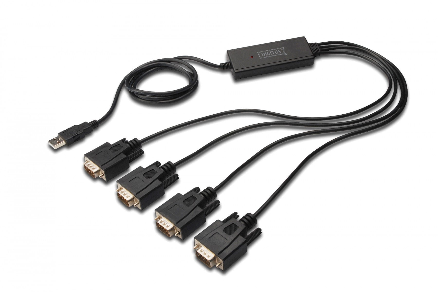Digitus DA-70159 câble Série Noir 1,5 m USB Type-A DB-9
