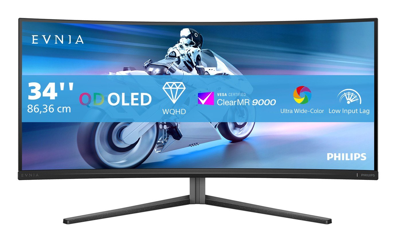 PHILIPS 34M2C6500 34p OLED 3440x1440 HDMI Black/Grey