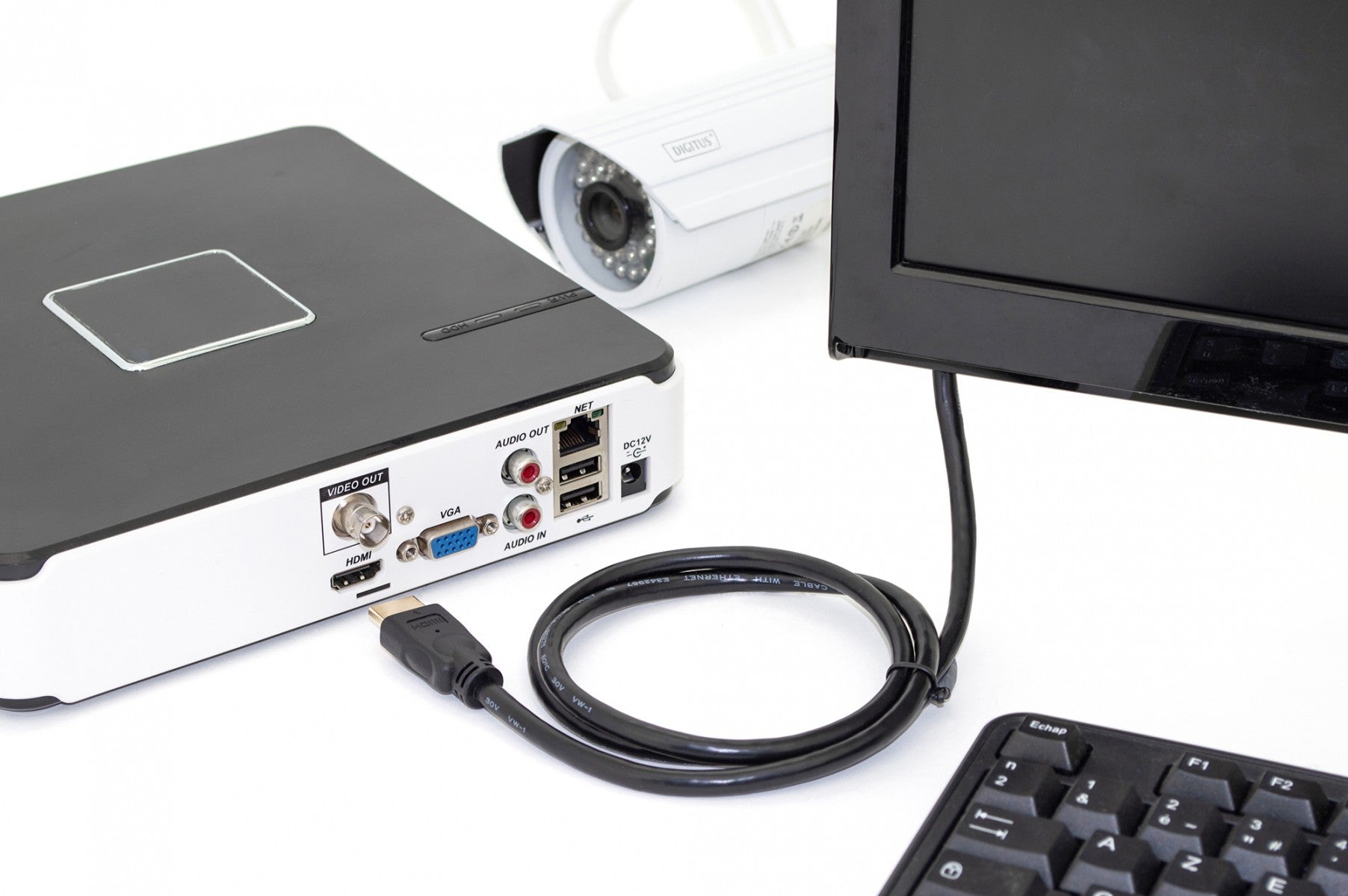 Digitus DB-330123-050-S câble HDMI 5 m HDMI Type A (Standard) Noir