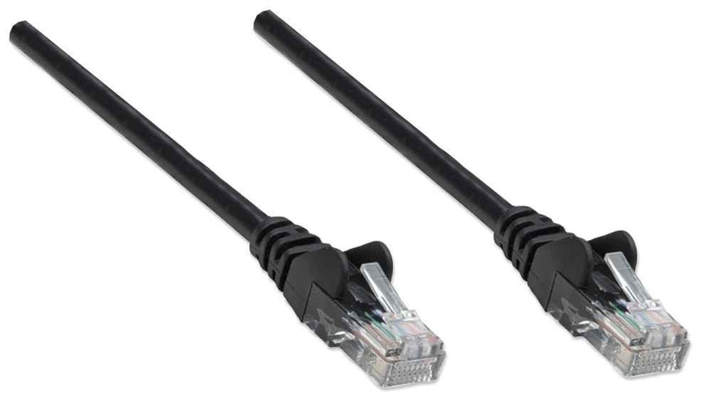 Intellinet 5m Cat6 câble de réseau Noir U/UTP (UTP)