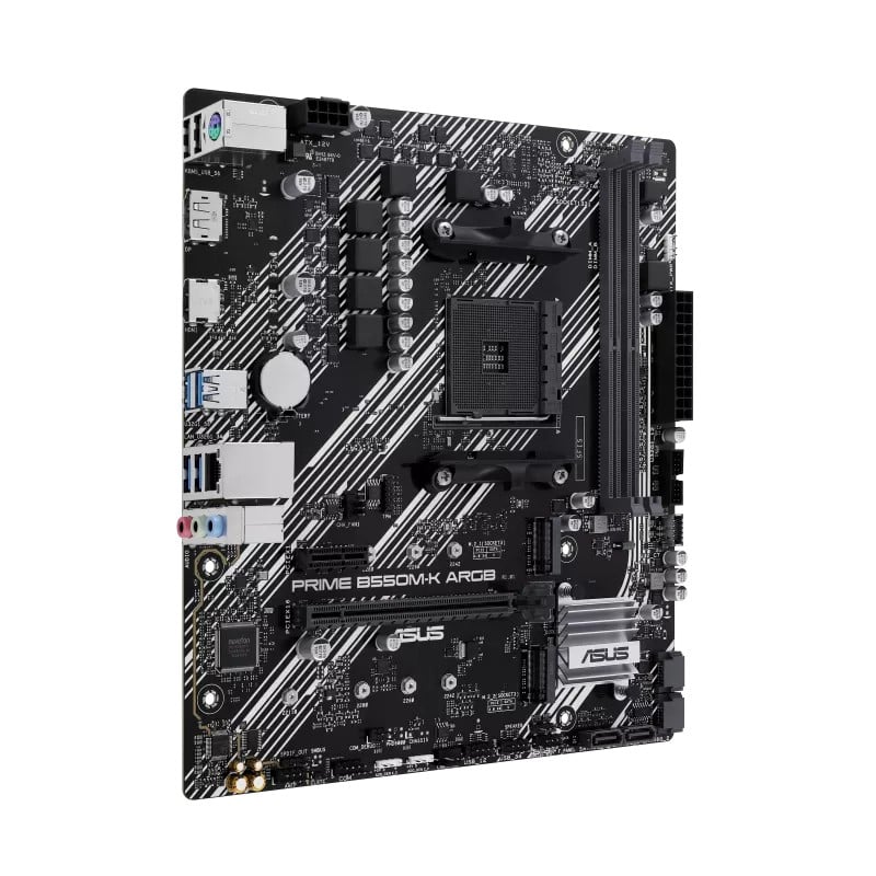 ASUS PRIME B550M-K ARGB AM4 2DDR4 microATX 4xSATA MB 1xHDMI 2.1 1xDP 1.4 2xM.2