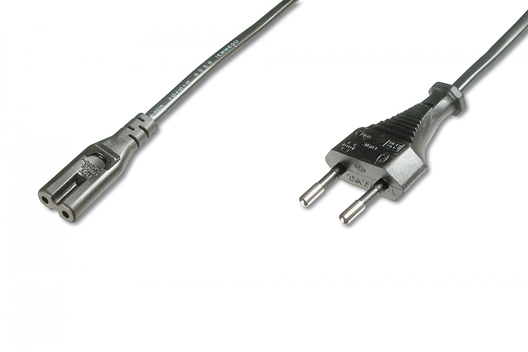 Digitus AK-440104-018-S câble électrique Noir 1,8 m Coupleur C7