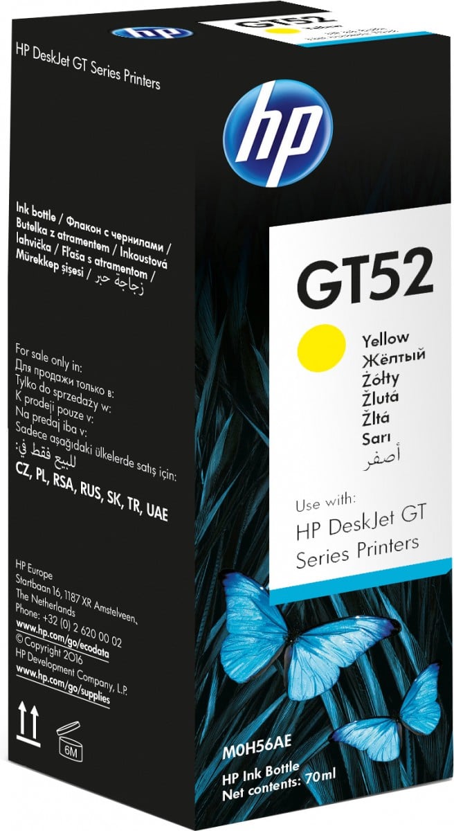 HP M0H56AE Bouteille d'encre originale jaune