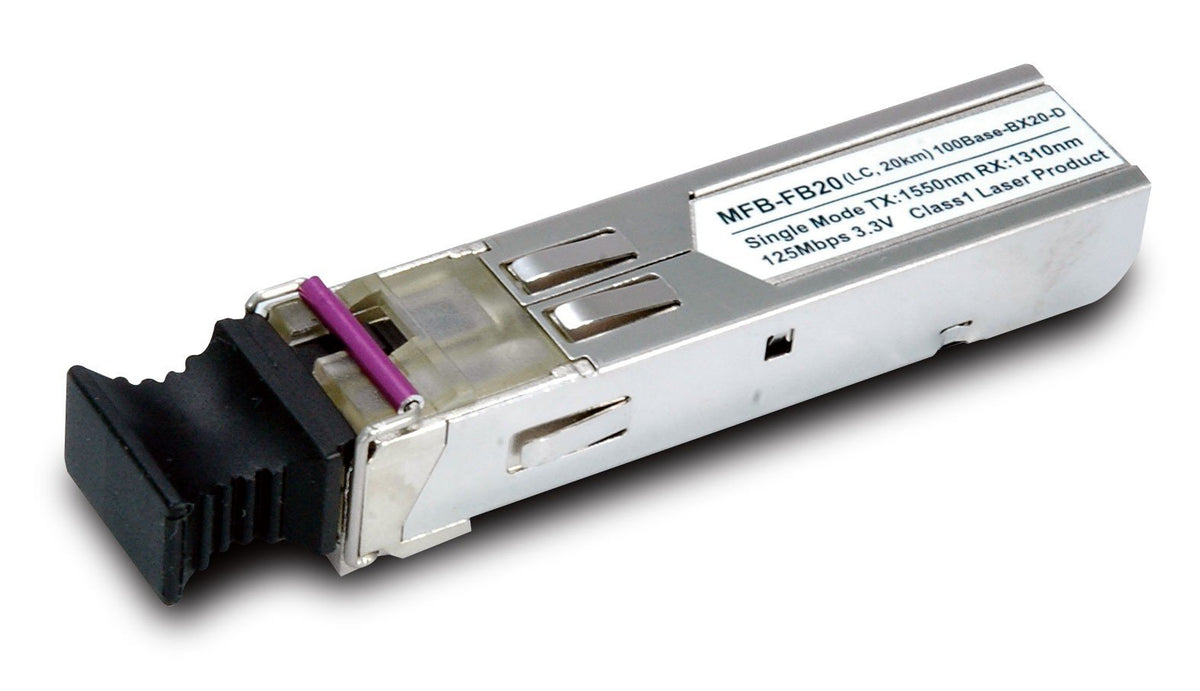 PLANET MFB-FB20 module émetteur-récepteur de réseau Fibre optique 100 Mbit/s SFP 1550 nm