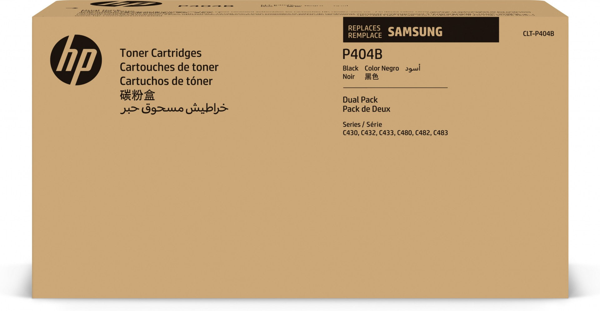 SAMSUNG CLT-P404B/ELS 2-pk Blk Toner Crtg