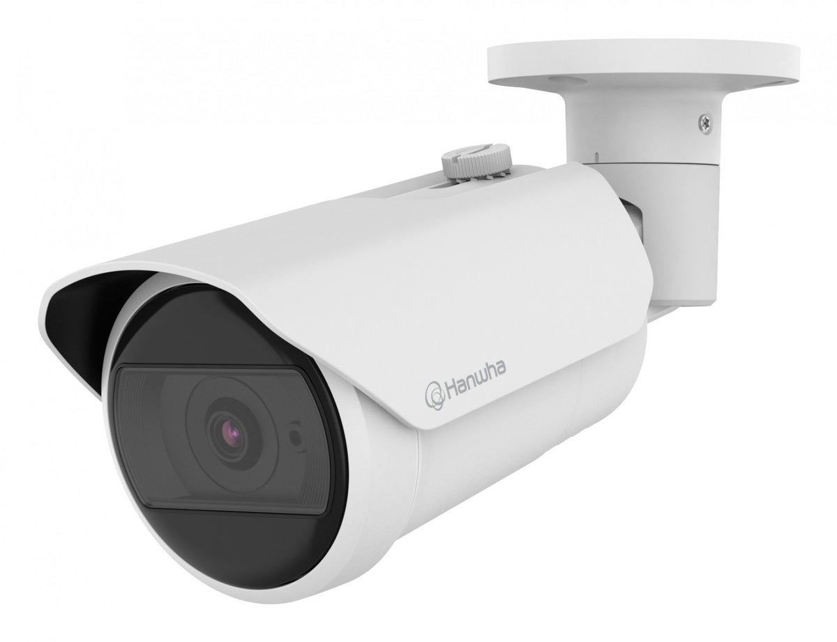 Hanwha QNO-C8013R caméra de sécurité Balle (forme) Caméra de sécurité IP Extérieure 2592 x 1944 pixels Plafond/mur