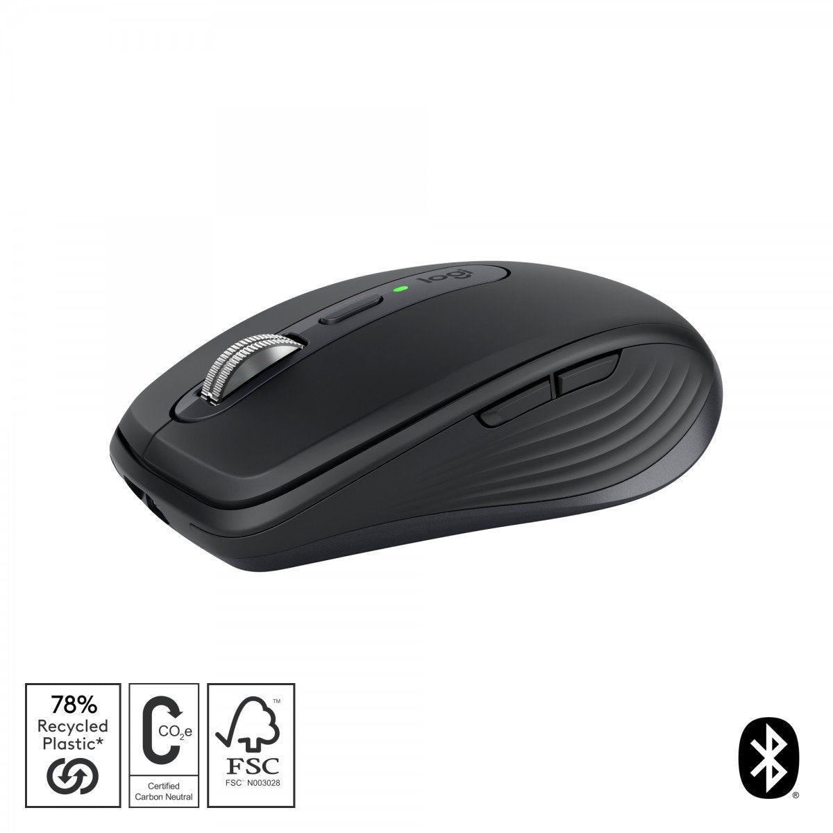 LOGITECH MX Anywhere 3S Mouse optical 6 buttons wireless Bluetooth graphite