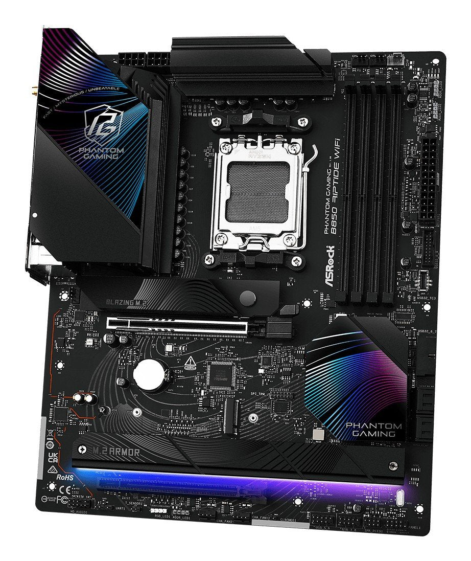 Asrock Phantom Gaming B850 Riptide WiFi AMD B850 Emplacement AM5 ATX