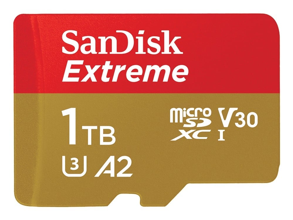 Extreme microSDXC 1TB+SD Adapt 190MB/s