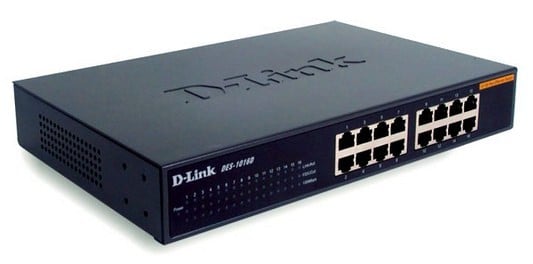 DLINK 16xRJ45 10/100 unmanaged 16port Switch