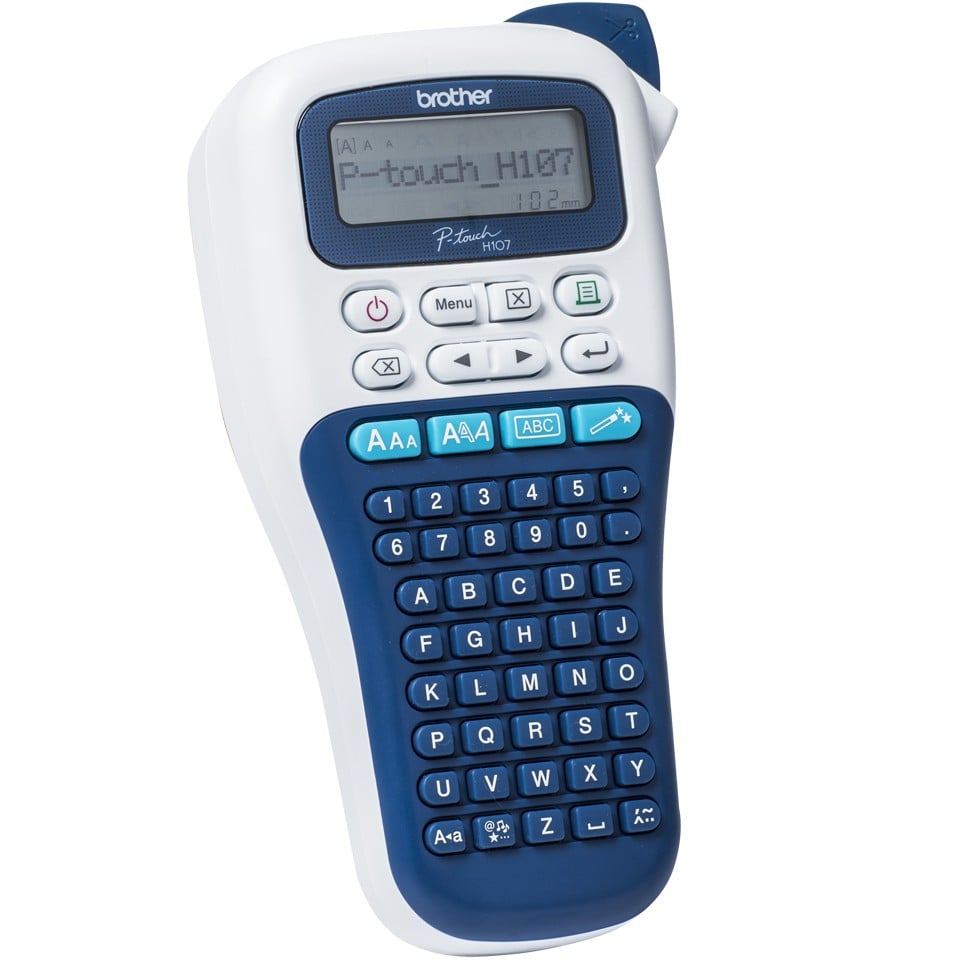 Brother PT-H107B imprimante pour étiquettes Transfert thermique 180 x 180 DPI 20 mm/sec TZe ABC