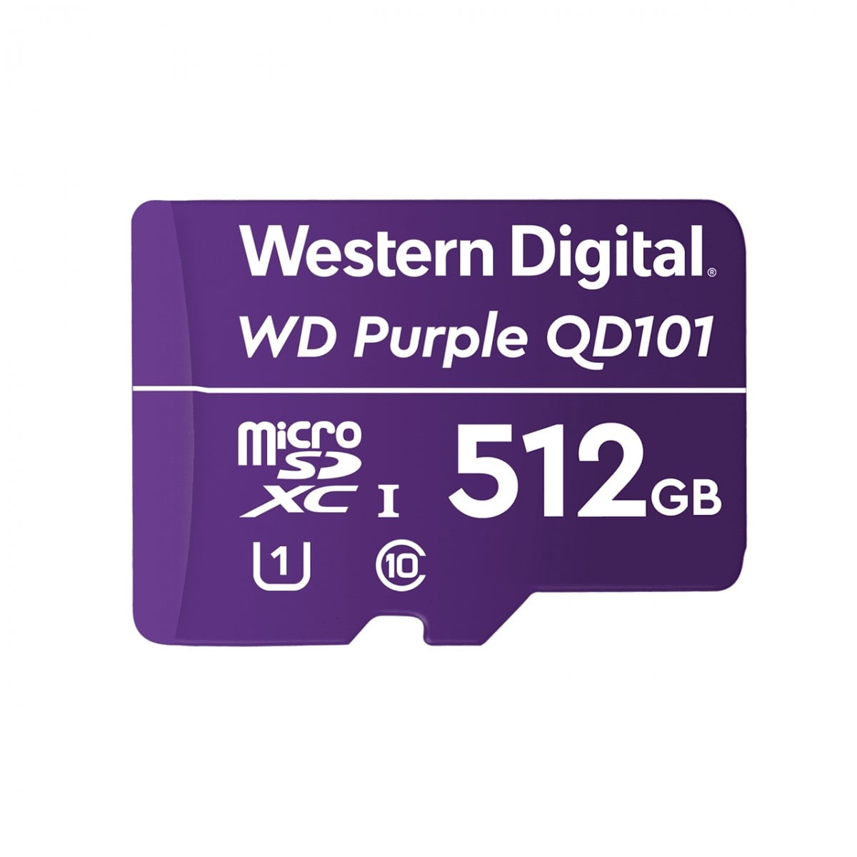 WD Purple 512Go Surveillance microSD XC Class - 10 UHS 1