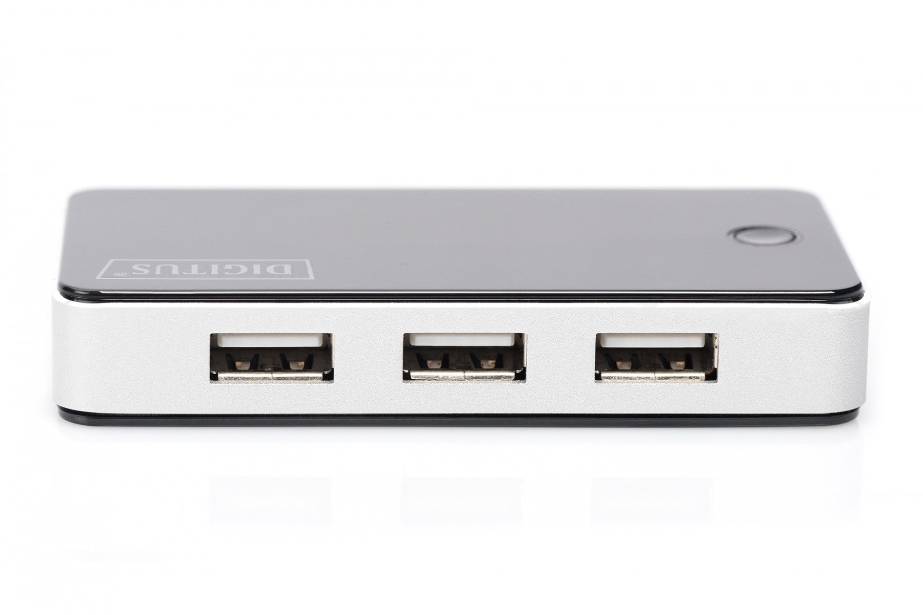 Digitus DA-70222 hub & concentrateur 480 Mbit/s Noir, Argent