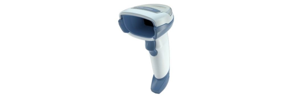 Zebra DS4608-HC4000BVZWW lecteur de code barres Lecteur de code barre portable 1D/2D LED Bleu, Blanc