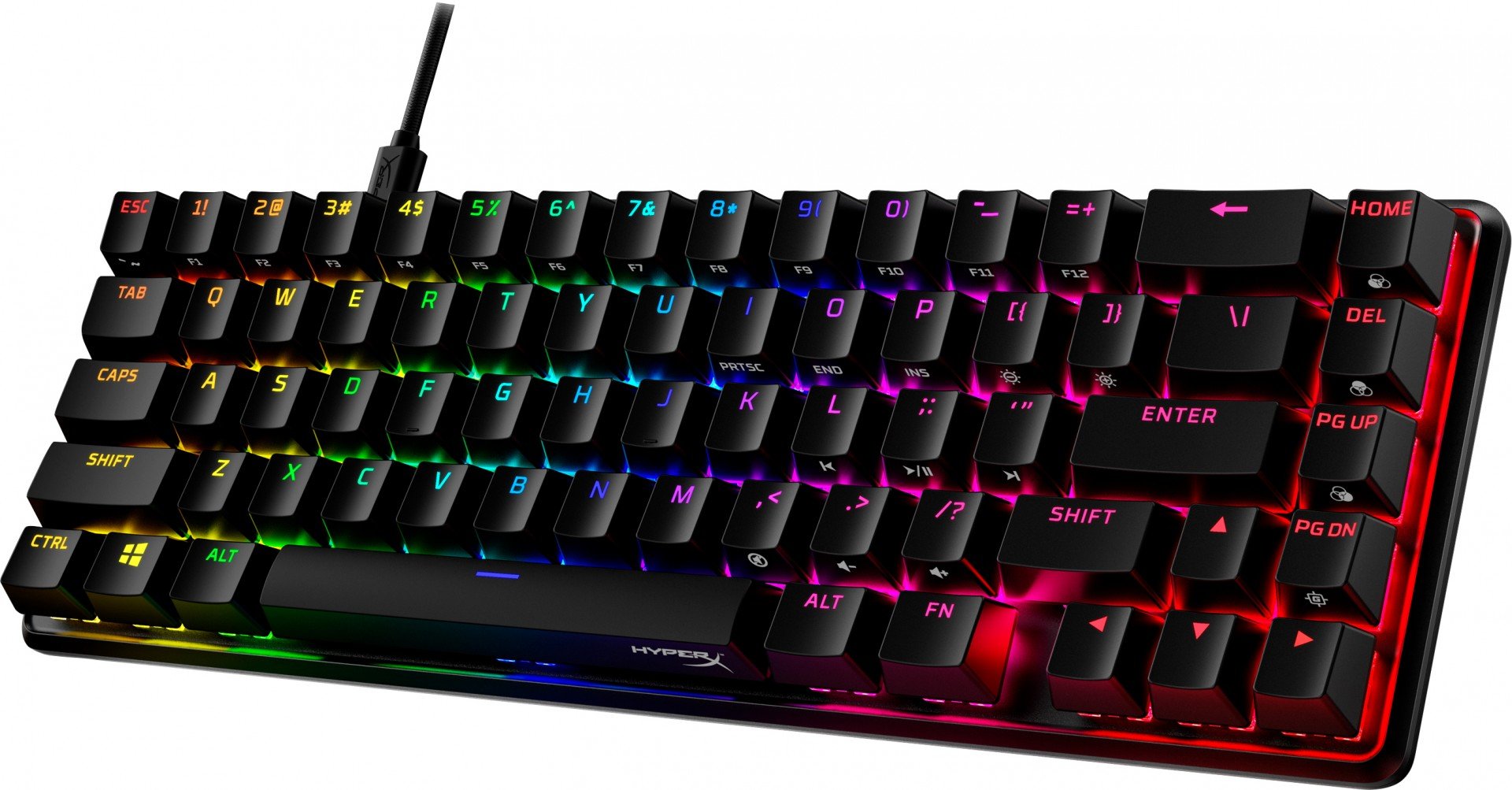 Clavier mécanique HyperX Alloy Origins 65 RGB - interrupteurs HX Red - QWERTY US INT