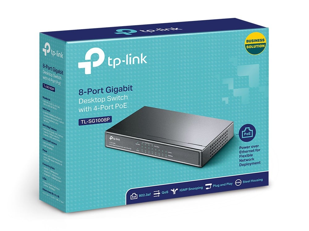 8-Port Gigabit PoE Switch