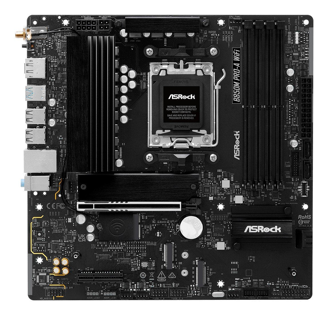 ASRock B850M PRO-A WIFI Carte mere AMD Ryzen 7000 avec WiFi et support DDR5