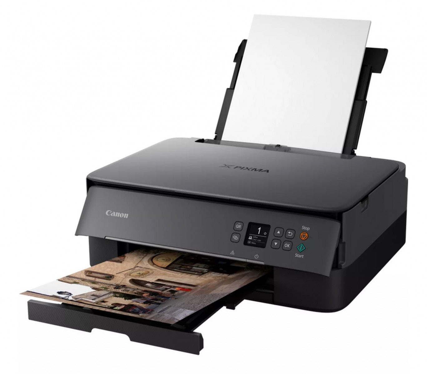 CANON PIXMA TS5350i MFP colour inkjet A4 13ipm Print 200sheets USB Wi-Fi Black (P)