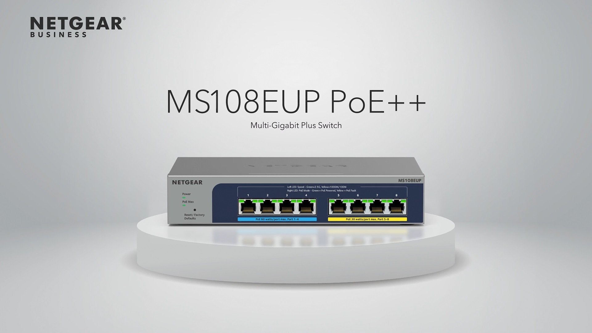 8PT POE++MULTIGIG PLUS SWCH