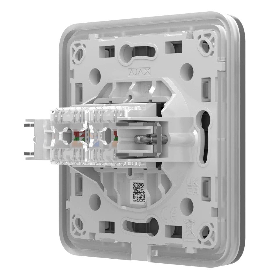 Ajax Systems 126192.317.FG Cache de prise LAN double - SoloCover (LAN)
