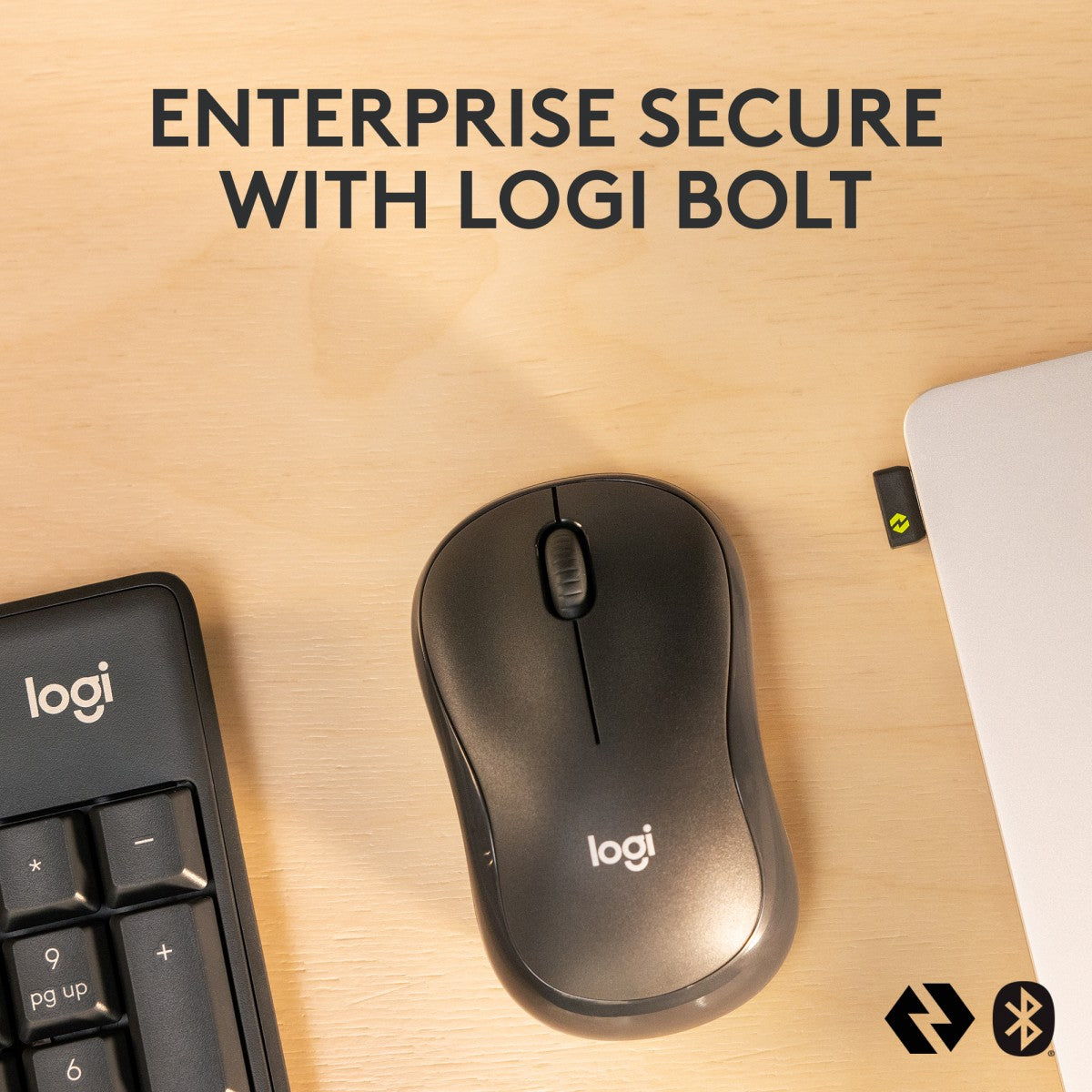 LOGITECH MK370 Combo for Business - GRAPHITE - (FRA) - CENTRAL-419
