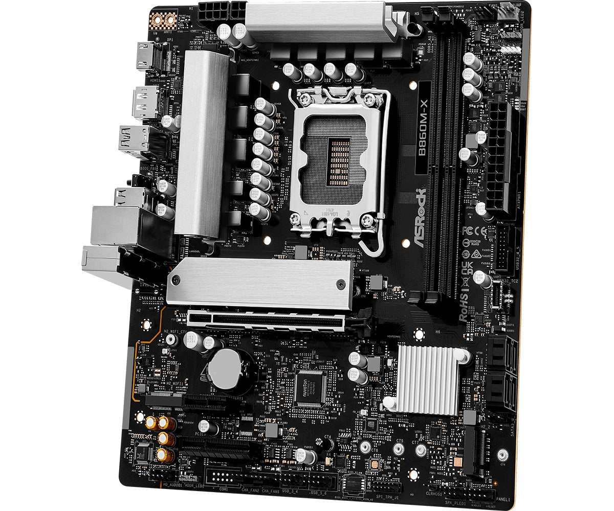 Asrock B860M-X Intel B860 LGA 1851 (Socket V1) micro ATX