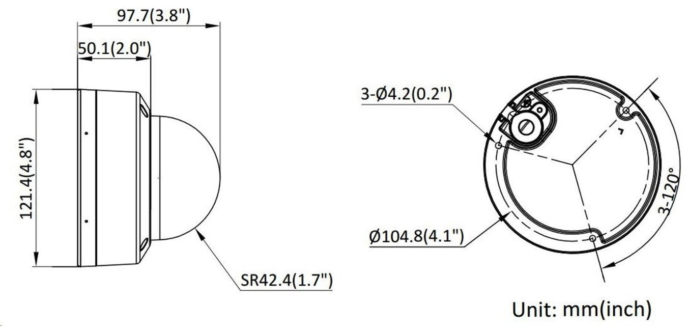Hikvision DS-2CD2147G2H-LISU(2.8mm)(eF) 4 MP Smart Hybrid Light with ColorVu Fixed Dome Network Camera
