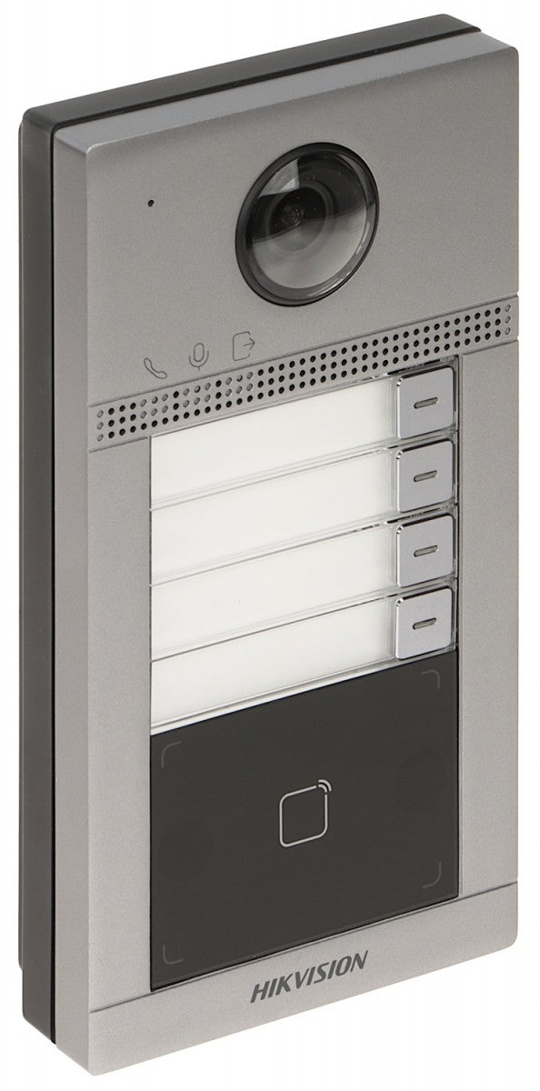 Hikvision DS-KV8413-WME1(C) Station de porte en métal pour villa a 4 boutons