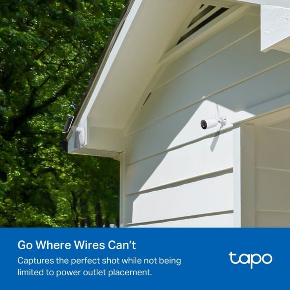 TP-LINK Solar-Powered Security Camera Kit 1x Tapo C425 1x Tapo A201