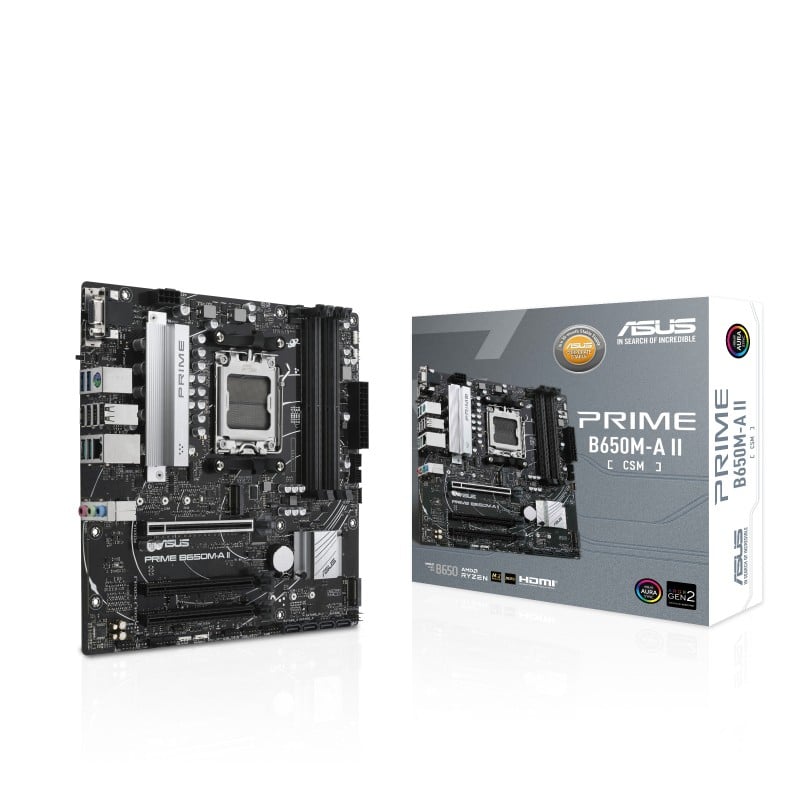 ASUS PRIME B650M-A II-CSM AM5 mATX MB 4xDDR5 4xSATA 2xM.2