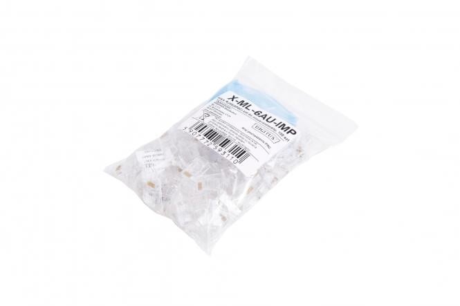 Digitus X-ML-6AU-IMP connecteur de fils RJ45 Transparent