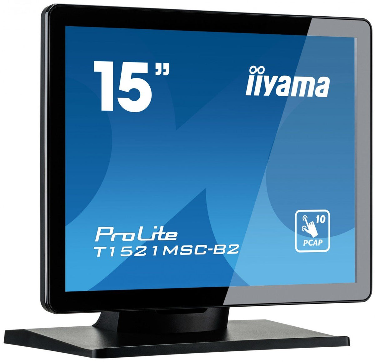 15" PCAP Bezel Free Front 10P Touch 1024