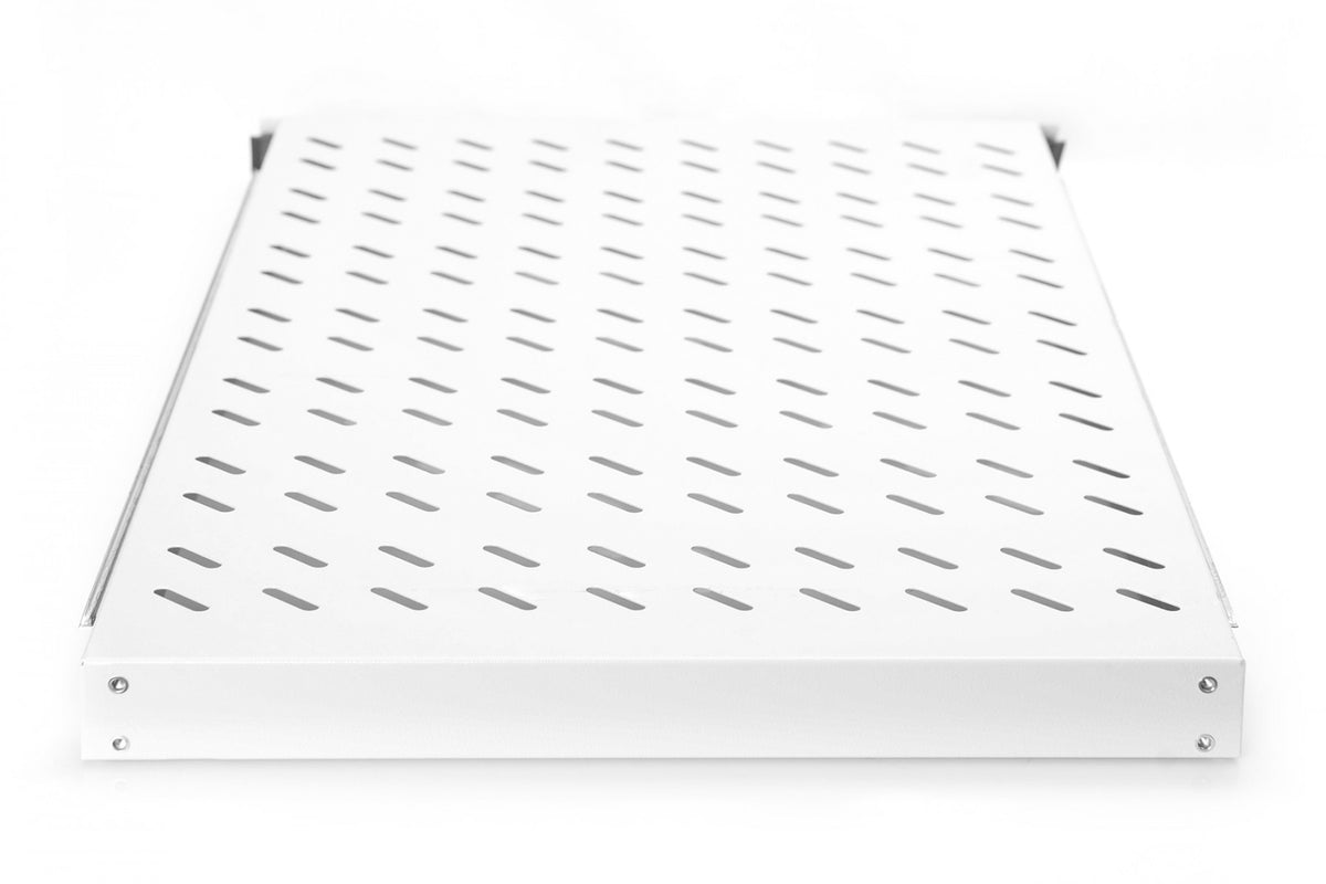 "Étagere coulissante 19"" 1U pour armoires DIGITUS G/720 grise (RAL 7035) 44x483x720 mm, jusqu'a 65 kg, gris (RAL 7035)"