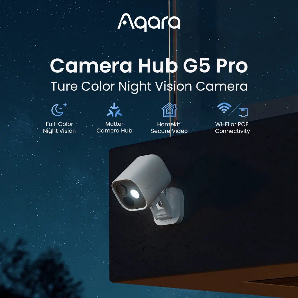 Aqara CH-C03DW Camera Hub G5 Pro PoE