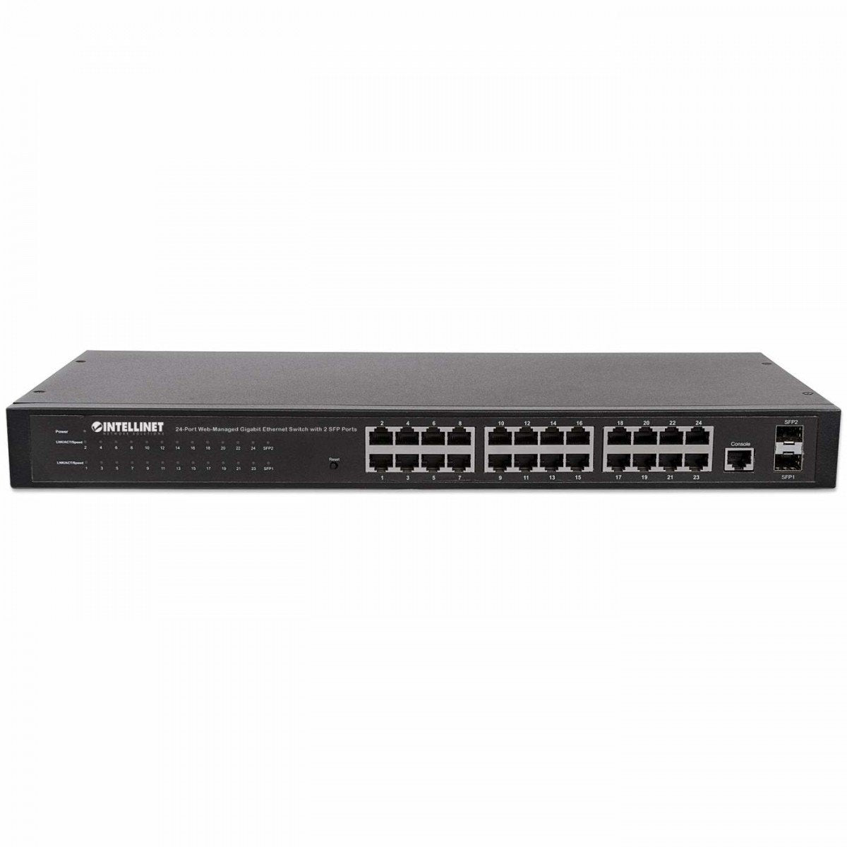 Intellinet 560917 commutateur réseau Géré Gigabit Ethernet (10/100/1000) 1U Noir