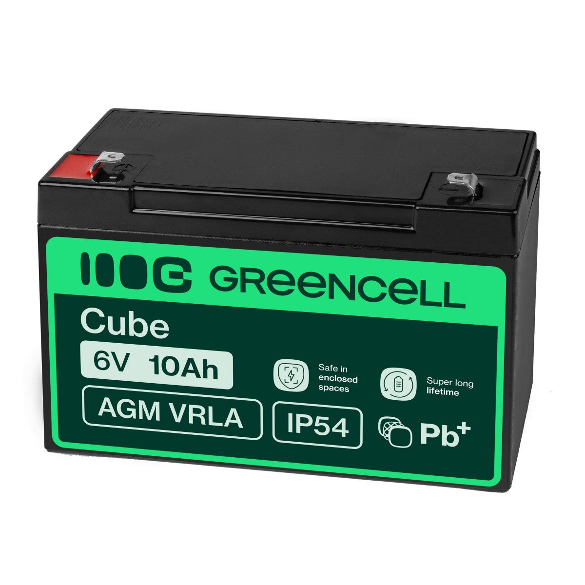 Green Cell AGM16 Batterie de l'onduleur Sealed Lead Acid (VRLA) 6 V 10 Ah