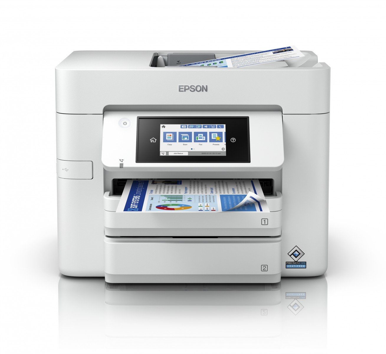 EPSON WorkForce Pro WF-C4810DTWF MFP colour ink-jet A4 36ppm print 500 sheets USB 2.0 LAN Wi-Fi USB host