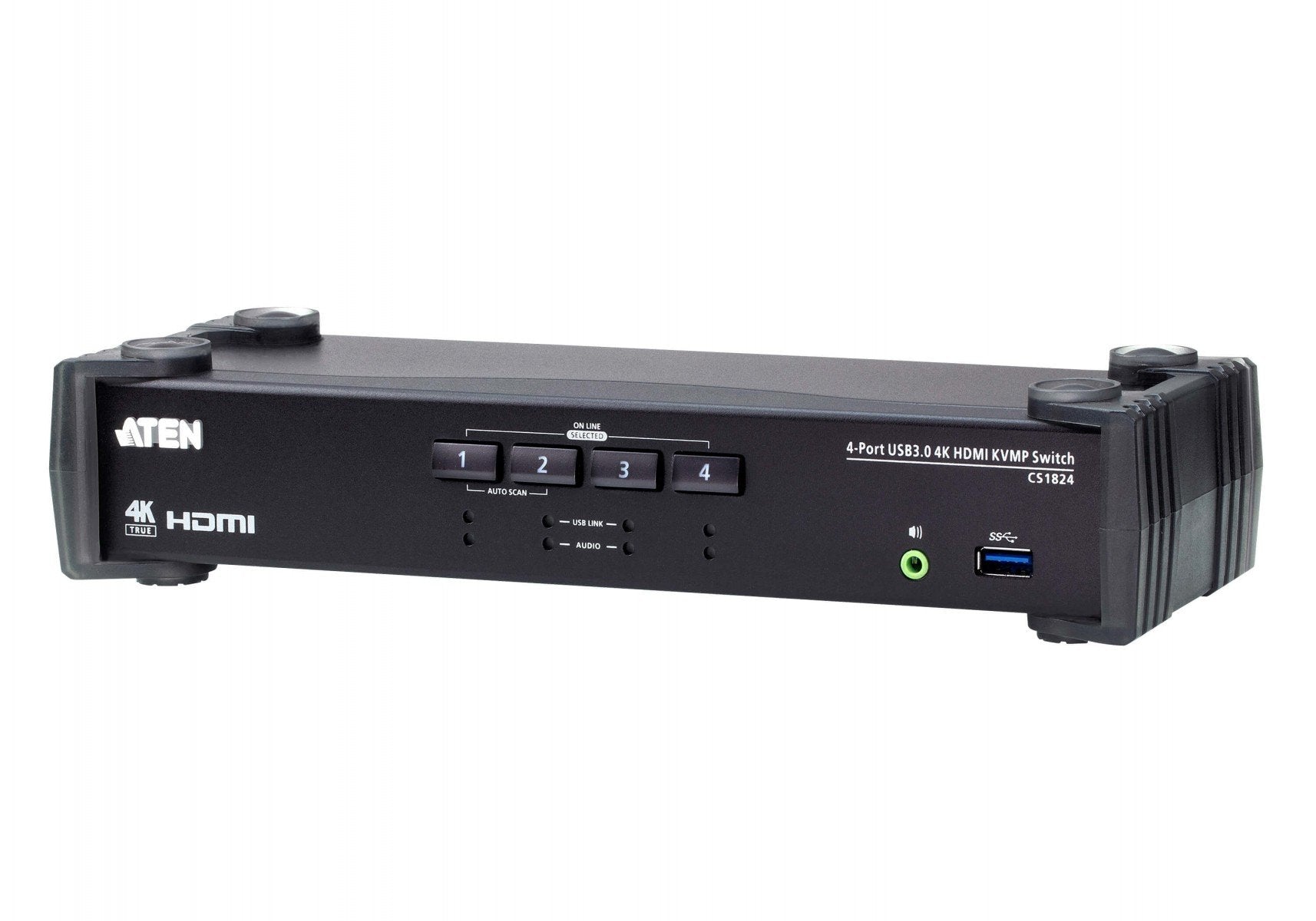 ATEN CS1824 KVM HDMI 4K/USB 3.0 4 Ports + audio