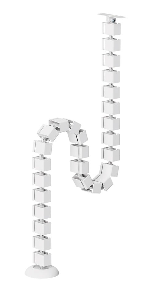 NEOMOUNTS Cable Spine Organizer for sit/stand desk frames screw mounted white