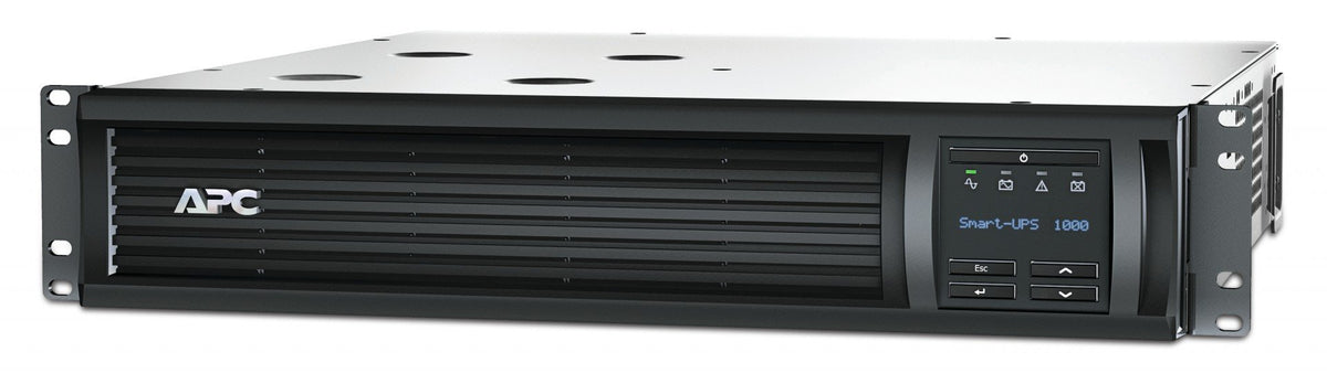 APC Smart-UPS 1000VA LCD RM UPS Rack AC 220/230/240V 700Watt 1000VA Ethernet 10/100 RS-232 USB oc 4 2U BK with APC SmartConnect