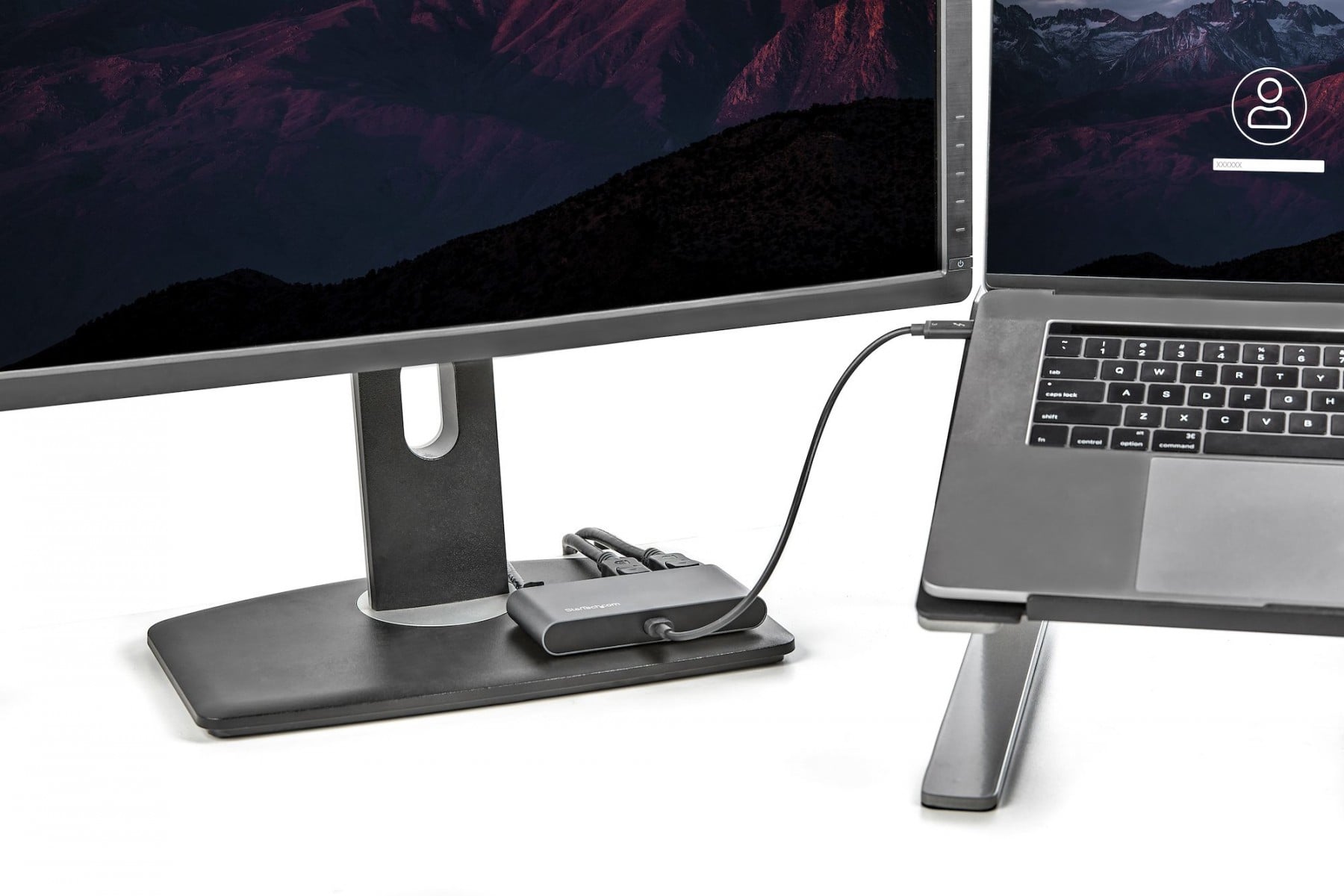 Thunderbolt 3 mini dock 2x4K DP monitors