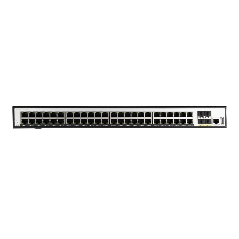 BCS BCS-SP48G-4SFP-M Commutateur PoE géré 48 ports 1 Gbps avec liaison montante SFP 500W