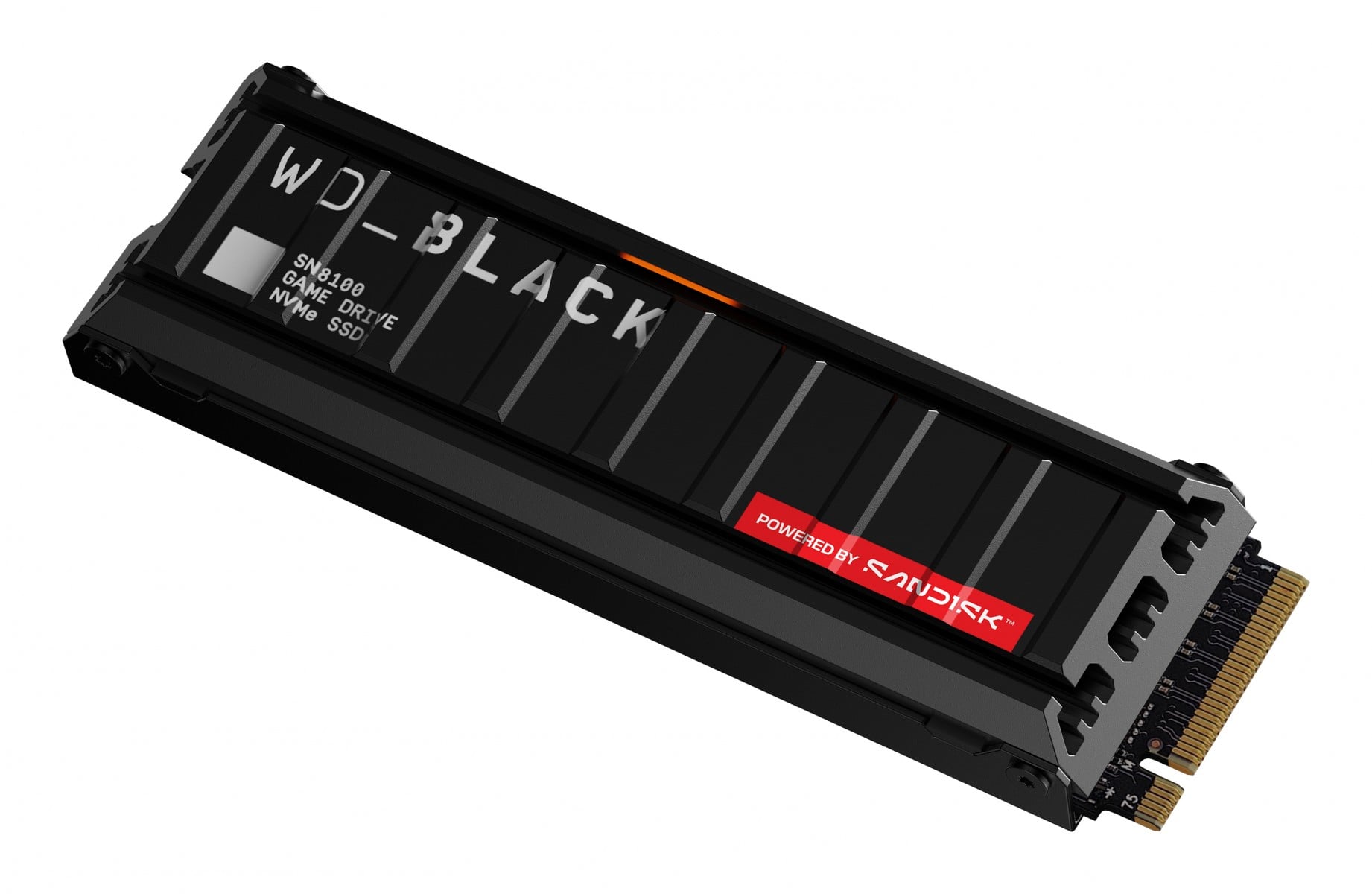 WD Black SN8100 NVMe SSD 2To M.2 2280 W/Heatsink POWERED BY SANDISK