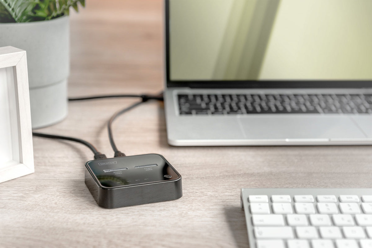 Digitus DA-71545 station d'accueil Avec fil USB 3.2 Gen 2 (3.1 Gen 2) Type-C Noir