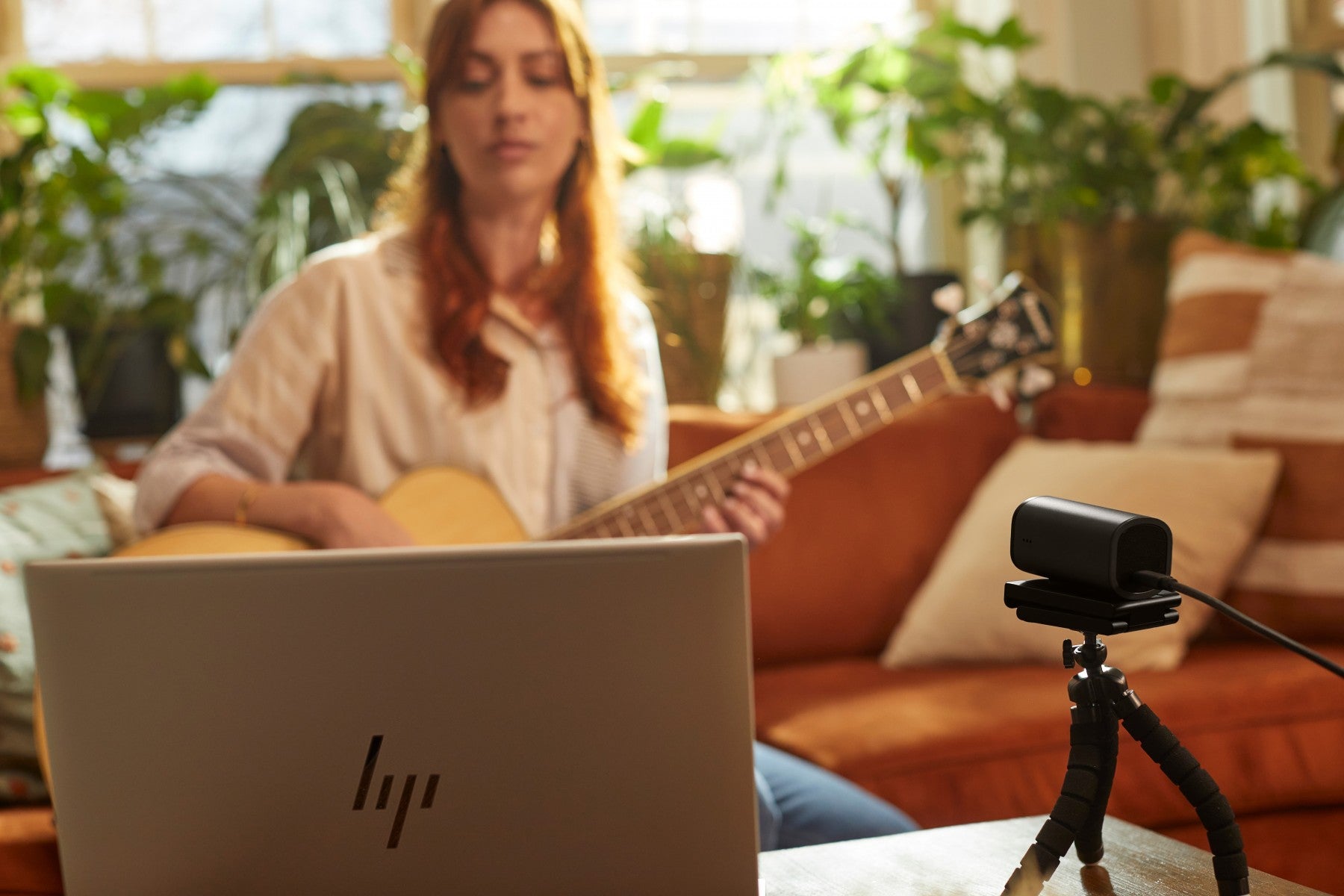HP 965 4K Streaming webcam 8 MP 3840 x 2160 pixels USB Noir