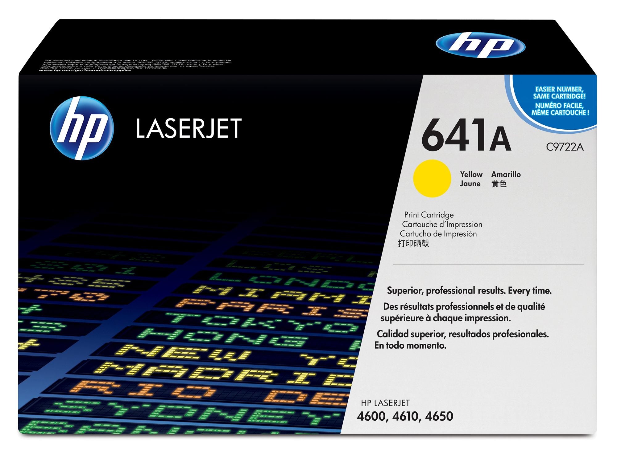 HP 641A Cartouche de toner 1 piece(s) Original Jaune