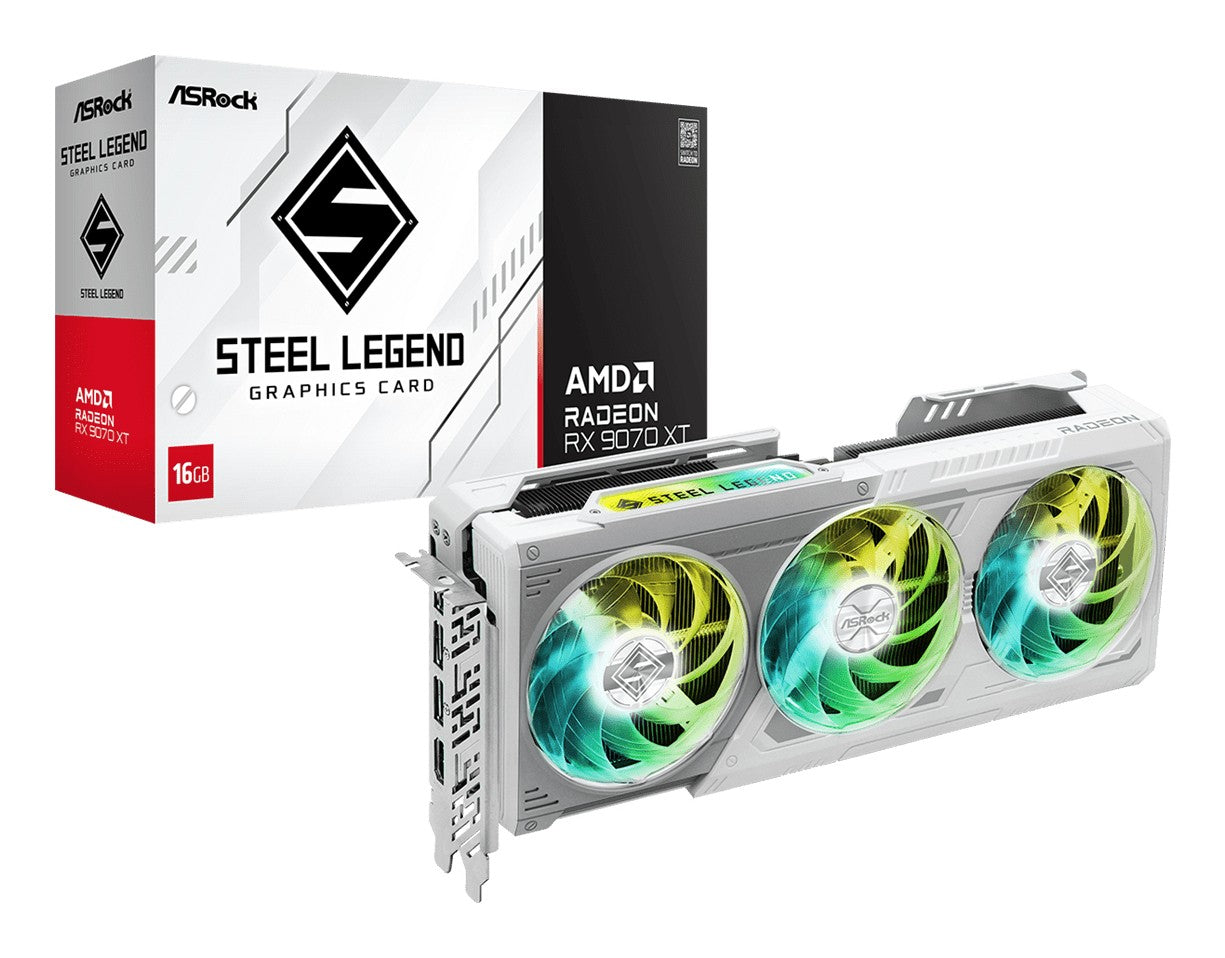 Asrock Steel Legend Radeon RX 9070 XT AMD 16 Go GDDR6