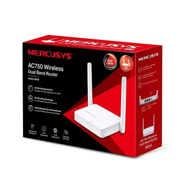 Mercusys MR20 routeur sans fil Fast Ethernet Bi-bande (2,4 GHz / 5 GHz)