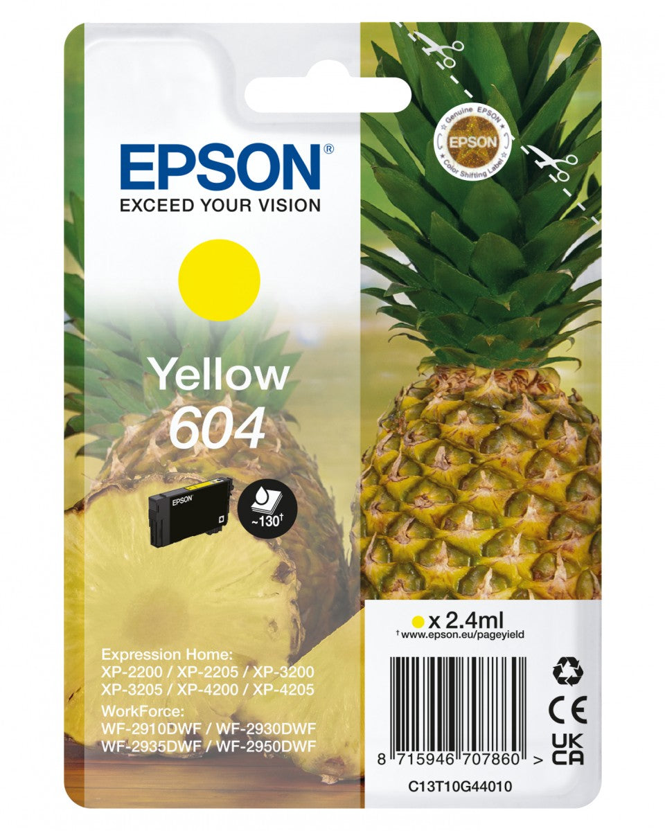 EPSON 1LB Singlepack Yellow 604 Ink